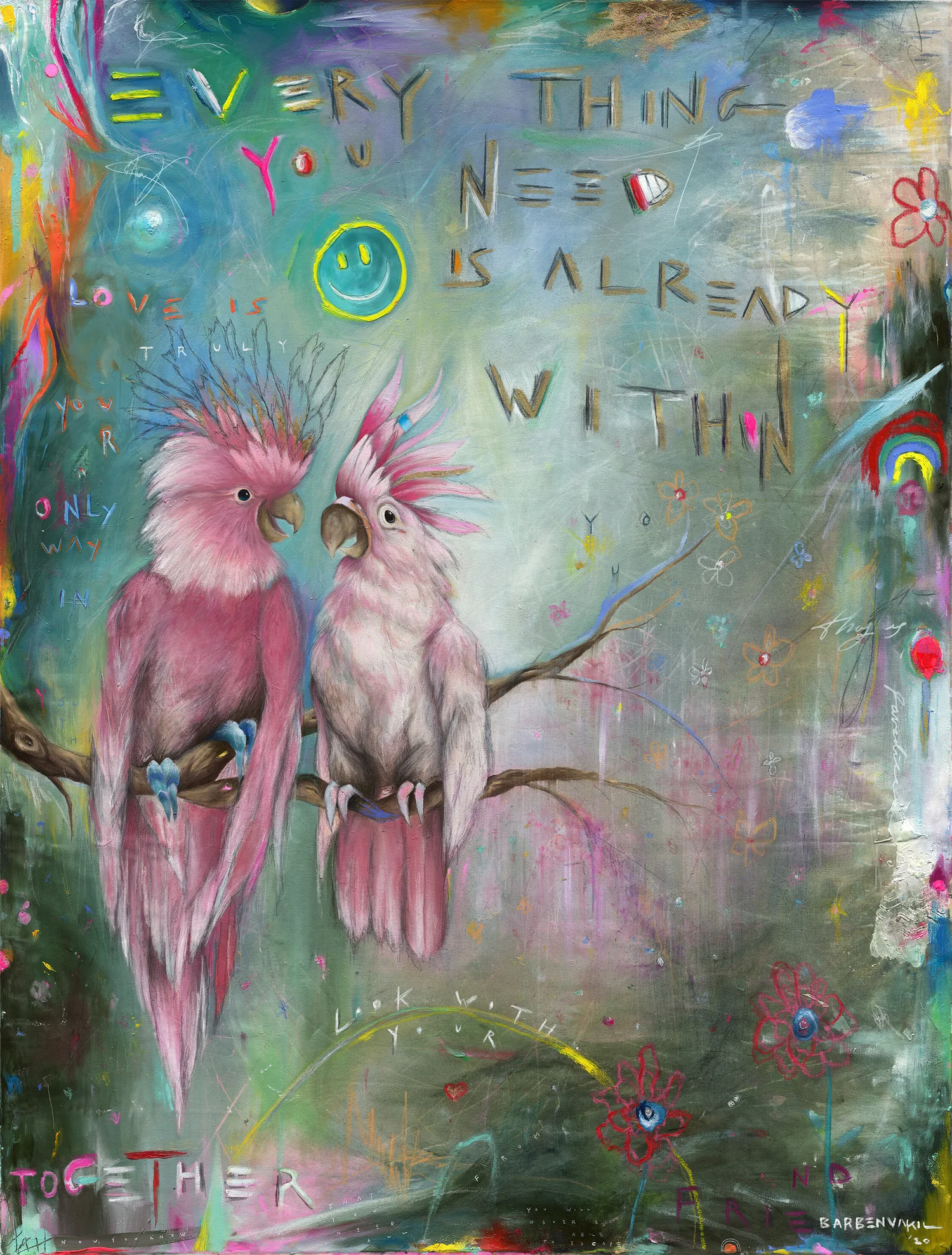Everything You Need Is Already Within — print by Bar Ben Vakil