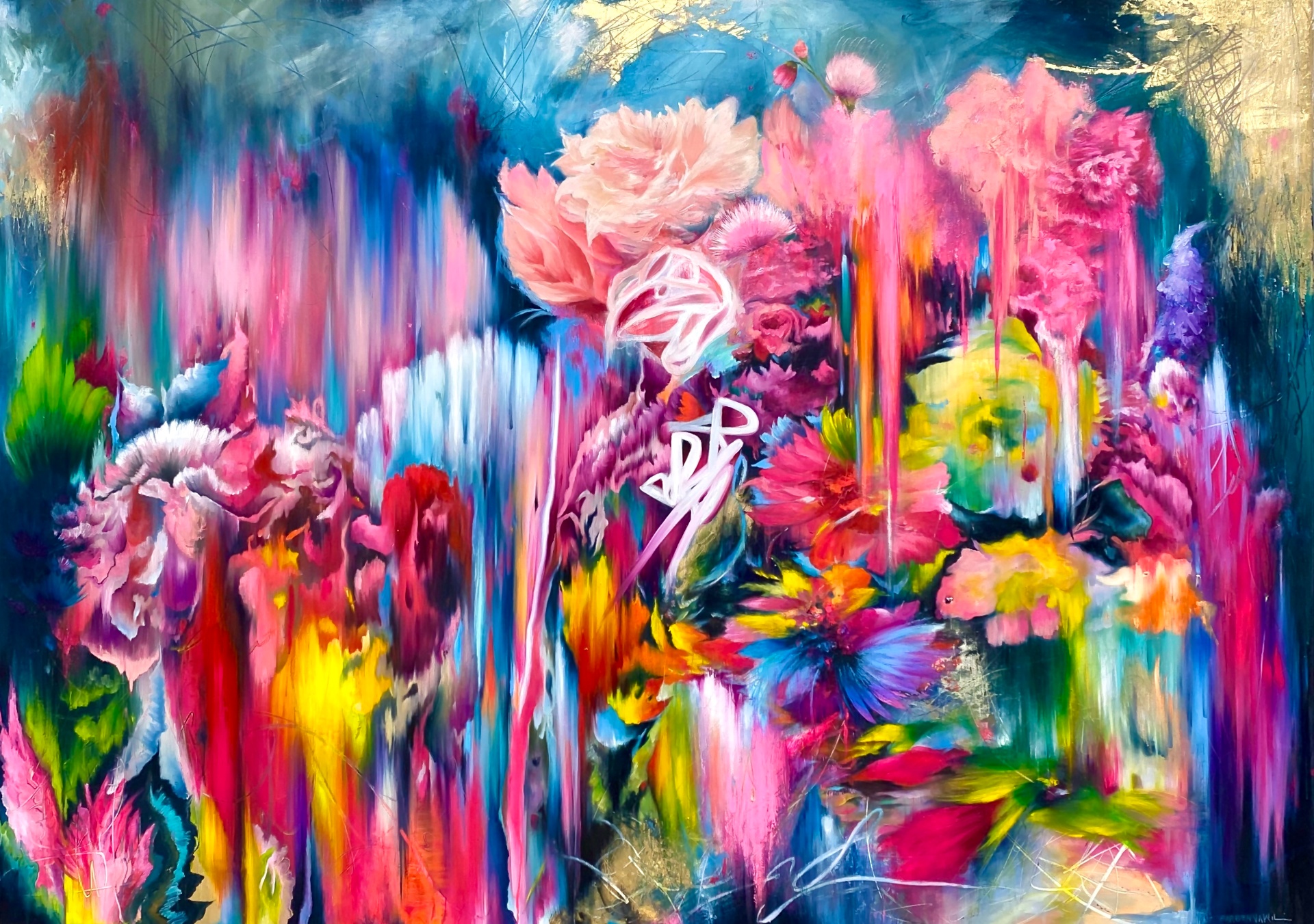 "I Brought You Flowers" — print by Bar Ben Vakil